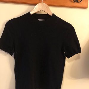 Black Mock Neck H&M Basics Sweater